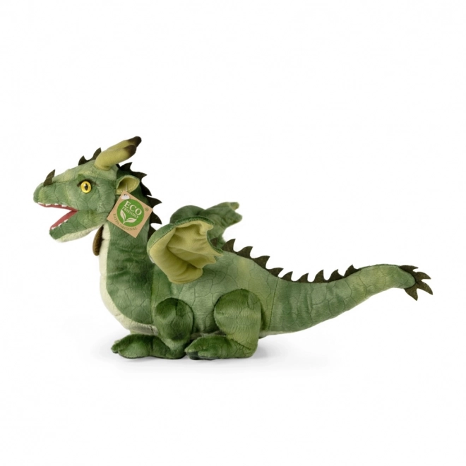 Rappa Pluszowy smok zielony 40 cm ECO-FRIENDLY