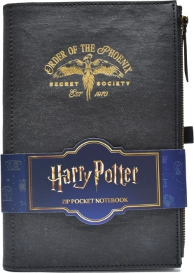 Harry Potter kieszonkowy notes z kieszenią i zamkiem Order of the Phoenix A5