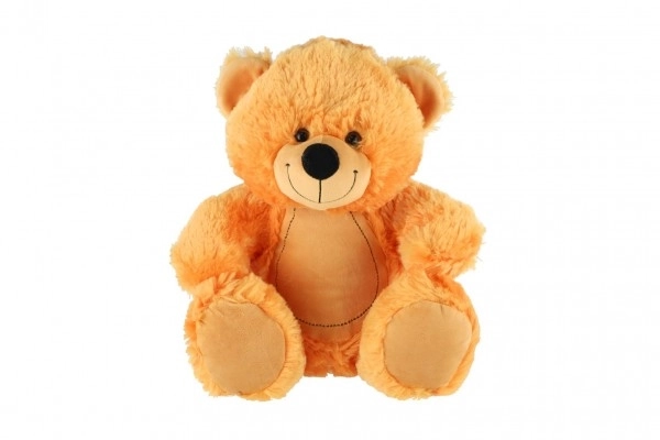 Niedźwiedź siedzący pluszowy 38 cm beżowy w woreczku 0+