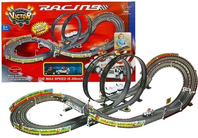 Elektryczna autostrada z 2 autami Mario RC