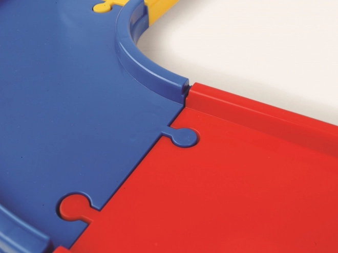 Mega garaż 3 piętra plastik 7,4m + 3 samochody w pudełku 79x53x14cm Wader