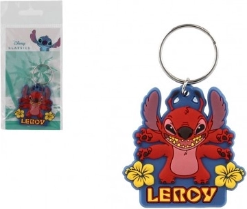 Brelok Lilo & Stitch czerwony gumowy