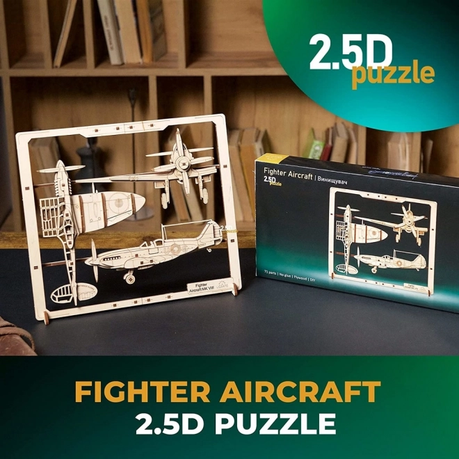 Ugears drewniane mechaniczne puzzle Myśliwiec