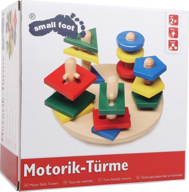 Small Foot Motoriczny labirynt kształty geometryczne 3D Wieża motoryczna