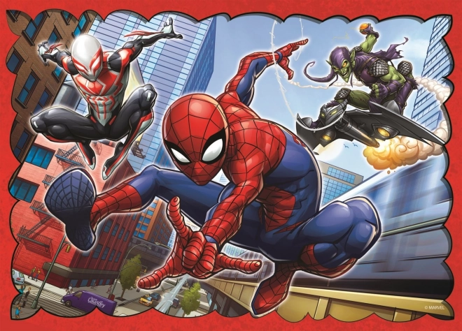 Puzzle 4w1 Bohaterski Spider-Man