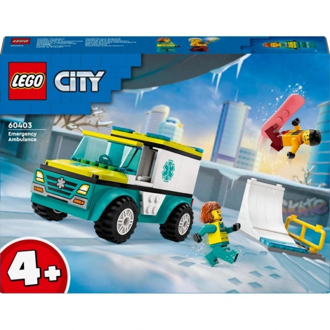 LEGO® City 60403 Karetka i snowboardzista