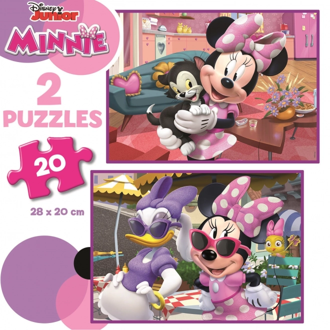 Educa puzzle Minnie 2x20 elementów