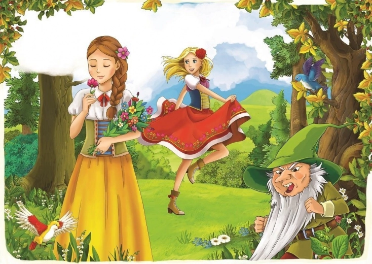 Puzzle Bajkowa róża 100 elementów