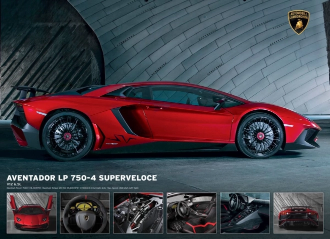 Puzzle Lamborghini Aventador LP 750-4 1000 elementów