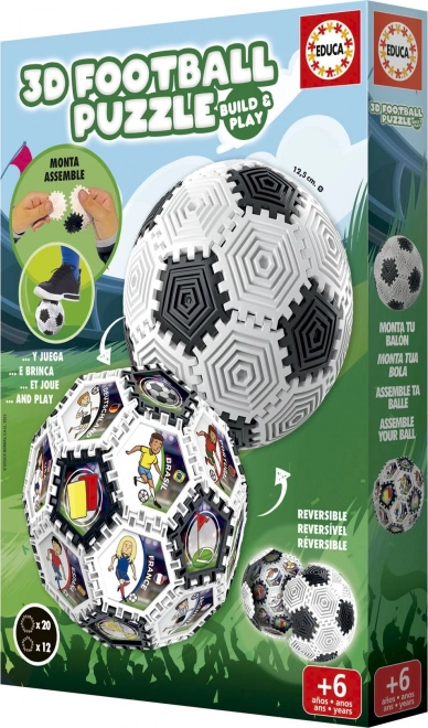 3D puzzle piłka nożna 32 elementy