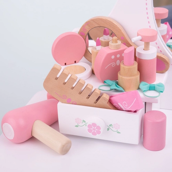 Bigjigs Toys Drewniany zestaw kosmetyczny