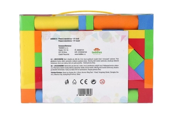 Kolorowa piankowa konstrukcja dla dzieci