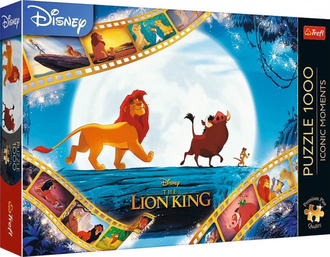 Puzzle Premium Plus Ikoniczne Chwile: Król Lew 1000 elementów