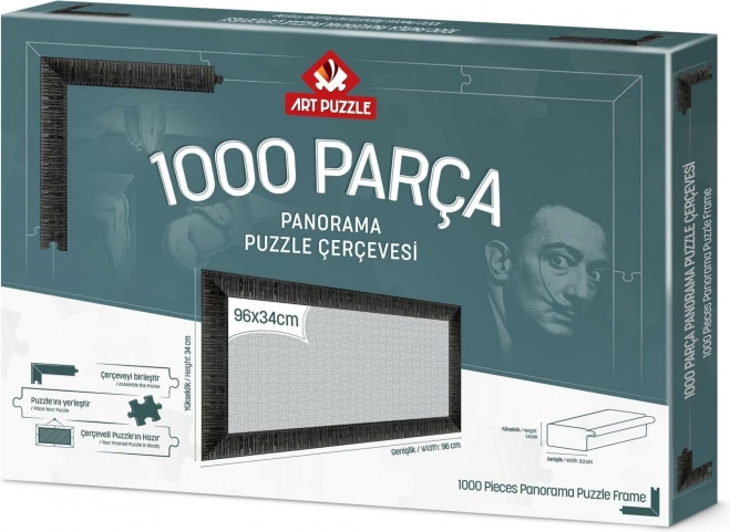 Rama do puzzli 96x34 cm czarna