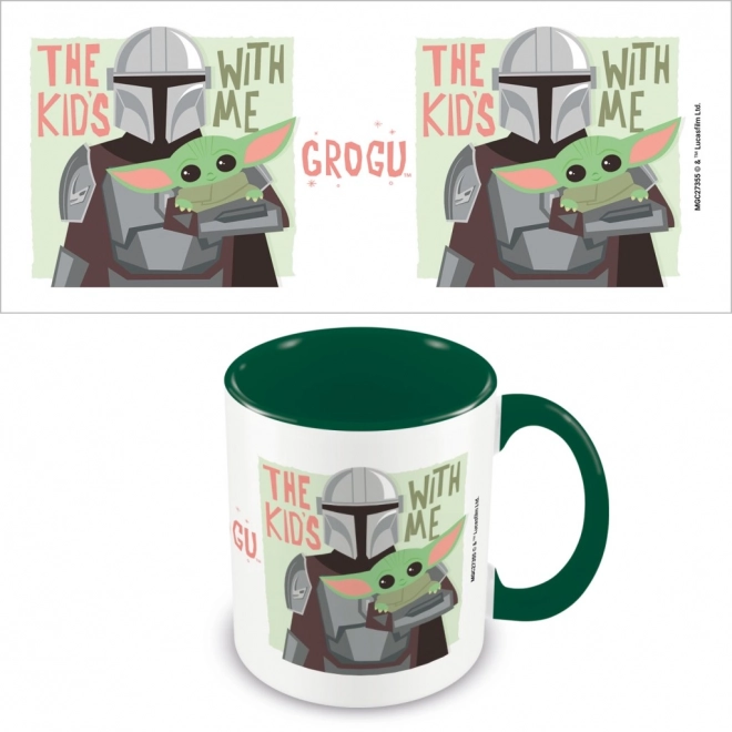 Ceramiczny kubek Mandalorian The Kids With Me 315 ml