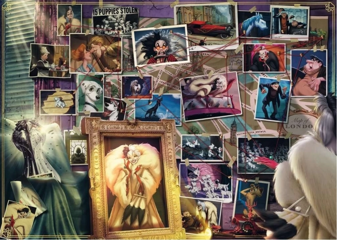 Ravensburger Puzzle Villainous: Cruella de Vil 1000 elementów
