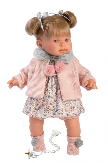 Realistyczna mówiąca lalka Llorens Alexandra 42 cm
