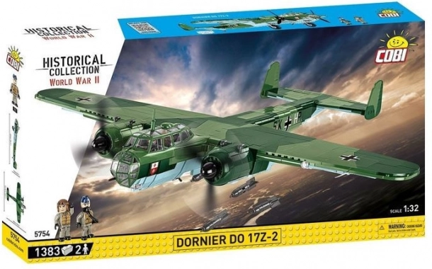 Klocki samolotu Dornier Do 17Z-2 1:32 (1383 elementy)