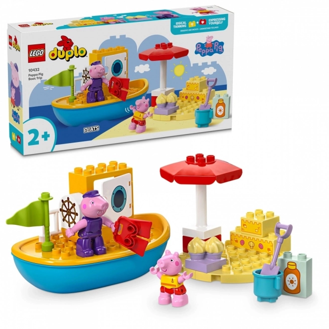 LEGO DUPLO 10432 Świnka Peppa Peppa i wycieczka łódką