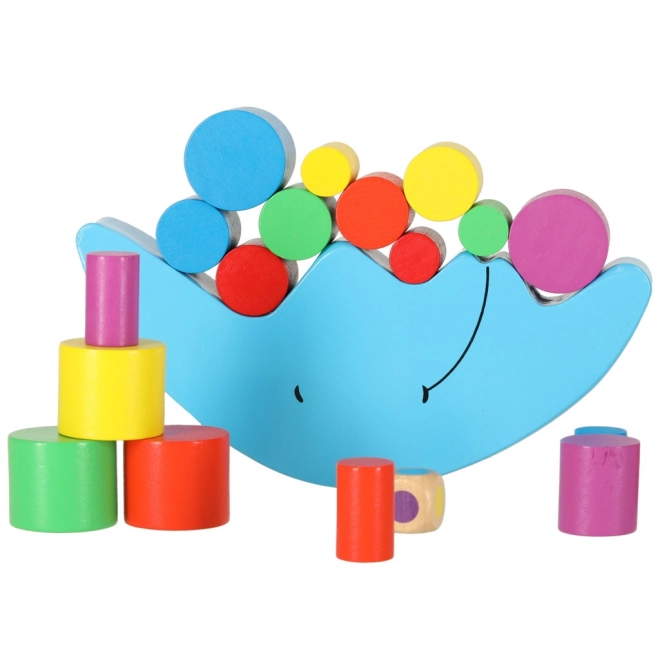 Montessori drewniana gra równoważna - Księżyc