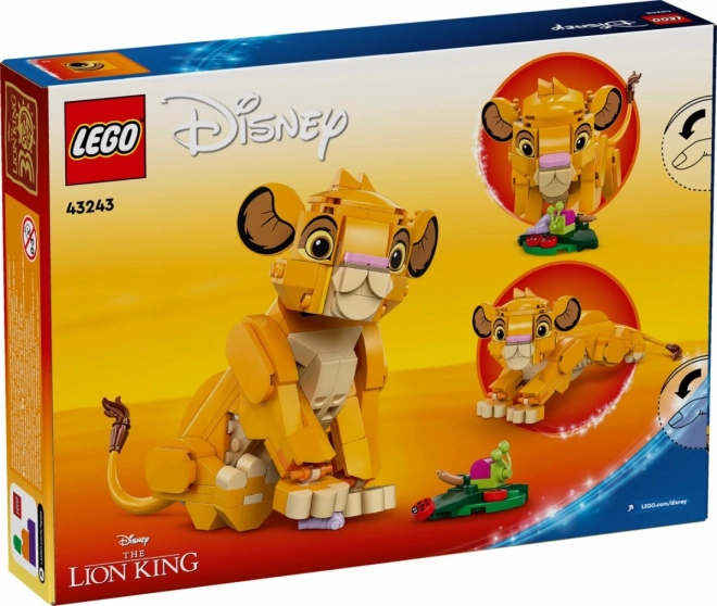 LEGO Disney 43243 Lwiątko Simba z Króla Lwa