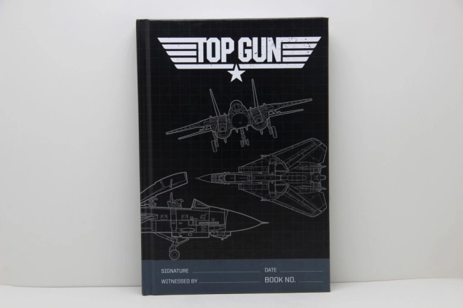 Premium notes A5 w linie z motywem TOP GUN