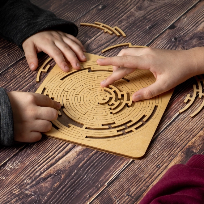 EscapeWelt Drewniane puzzle Labirynt