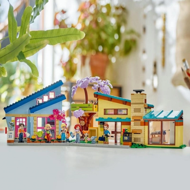 LEGO® Friends 42620 Domy rodzinne Olly'ego i Paisley