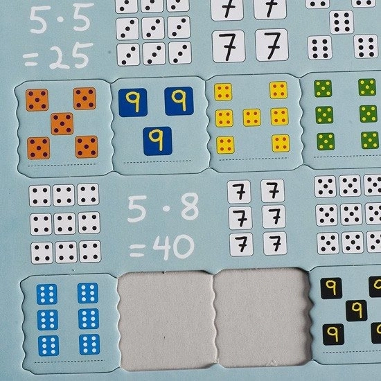 Larsen Naukowe puzzle Mnożenie z kostkami