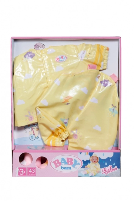 BABY born Deluxe zestaw przeciwdeszczowy dla lalek 43 cm