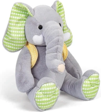 Pluszowy słoń z plecaczkiem 26 cm BIGJIGS TOYS