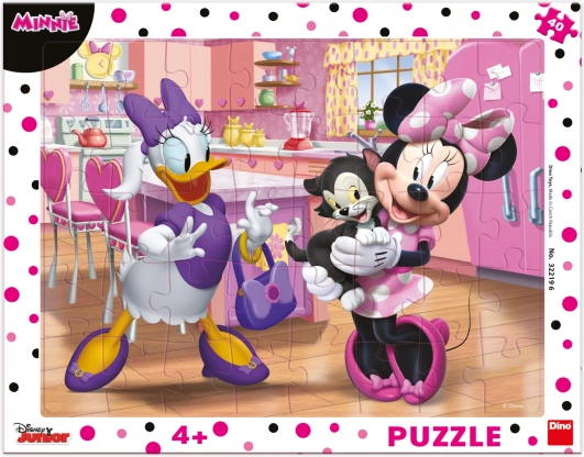 Dino puzzle Minnie różowa 40 elementów