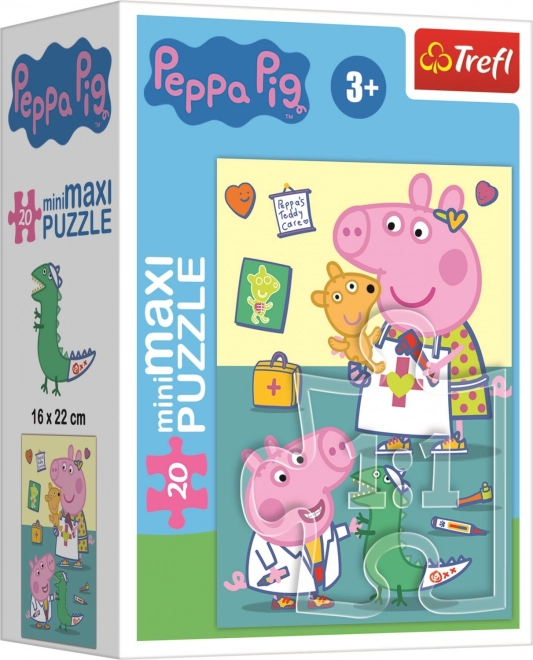 TREFL Puzzle Świnka Peppa: Badanie lekarskie 20 elementów