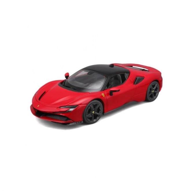 Metalowy model Ferrari SF90 Stradale czerwony 1:18
