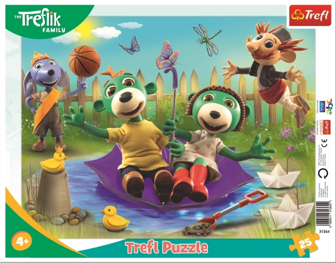Puzzle Trefliki 25 elementów
