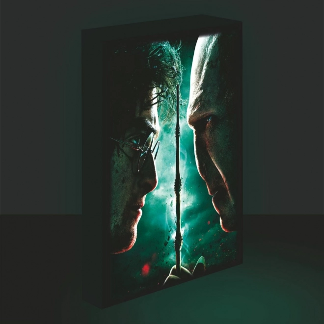 Obraz LED Świecący 30x40, Harry Potter - Harry vs. Voldemort