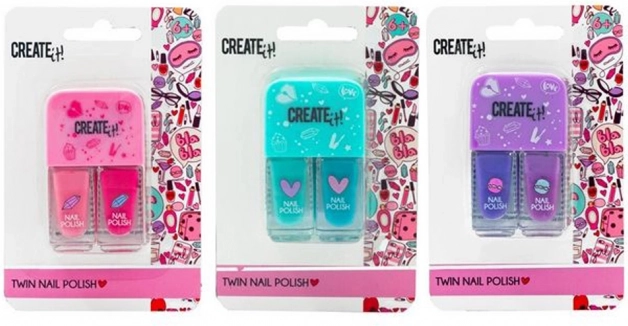 Dziecięcy lakier do paznokci TWIN Lollipopz, peel-off i nietoksyczny