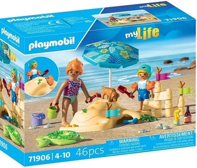 Zestaw figurek PLAYMOBIL My Life Rodzina na plaży