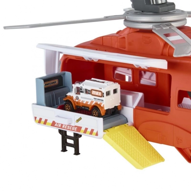 Ratunkowy helikopter z pudełka Matchbox