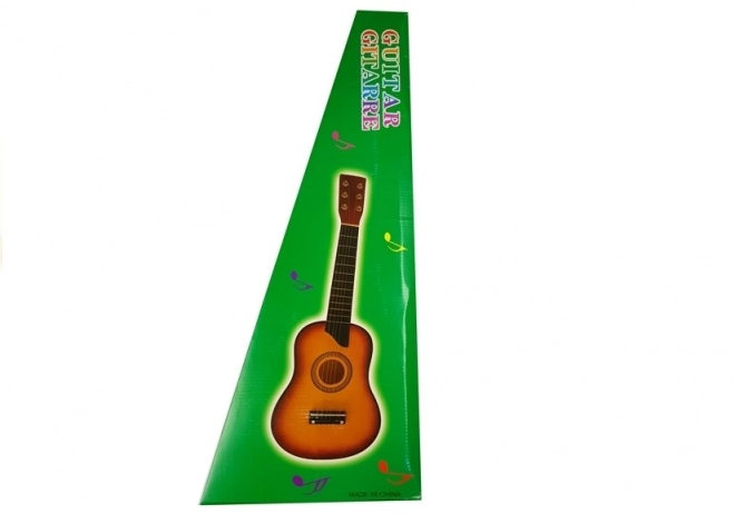 Drewniana gitara z kremem stożkowym