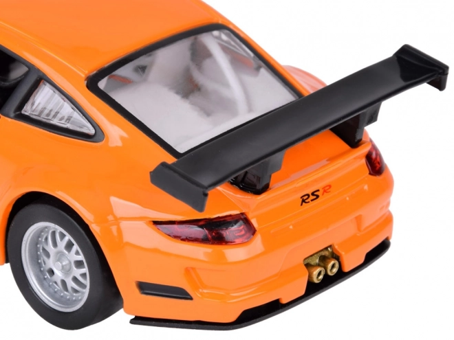 Metalowy model Porsche 911 GT3 RSR 1:32 ze światłem i dźwiękiem