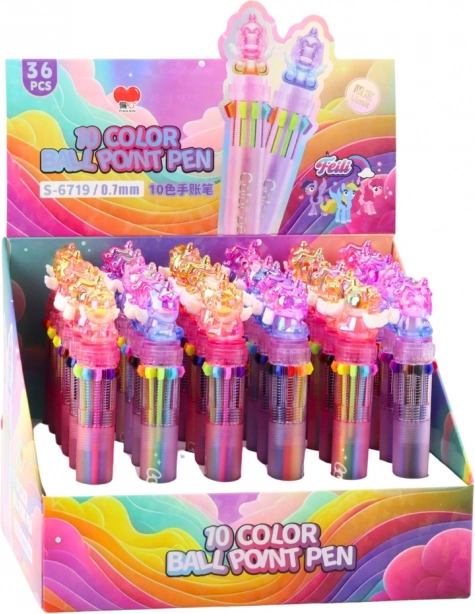 Automatyczne wielokolorowe pióro Unicorn dla dzieci 10w1