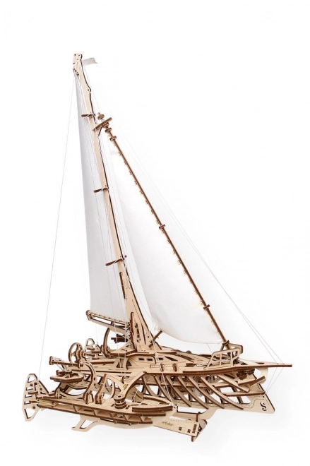 Ugears 3D puzzle - Jacht Trimaran Merihobus 237 elementów
