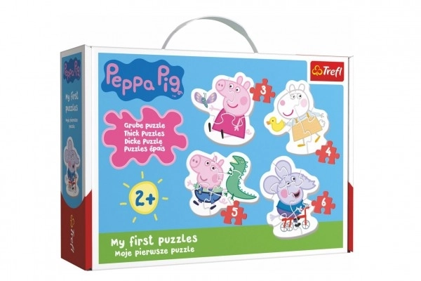 Puzzle dziecięce - Urocza Świnka Peppa / Świnka Peppa