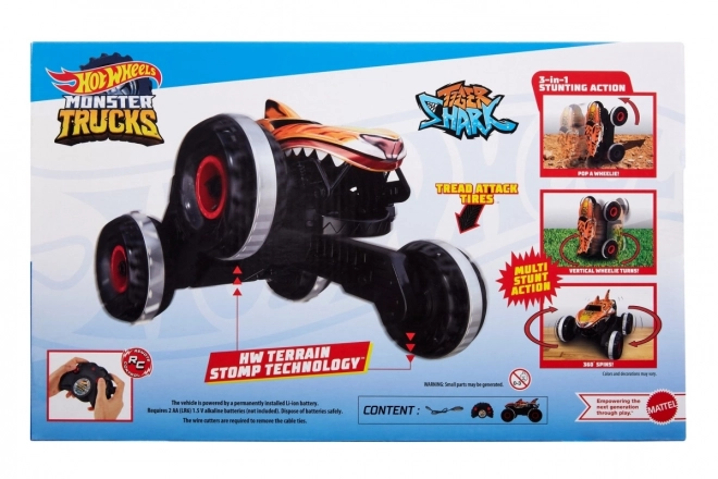 Hot Wheels RC Monster Truck Tygrysi Rekin