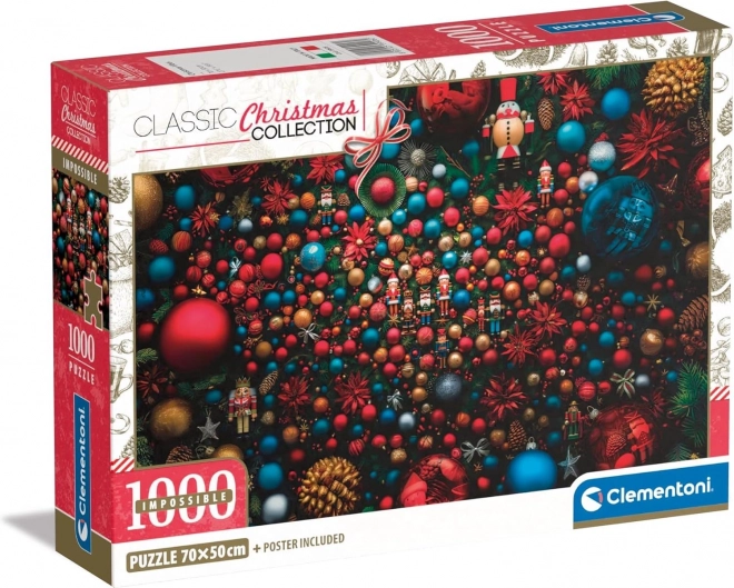 CLEMENTONI Puzzle Impossible: Święta 1000 kawałków