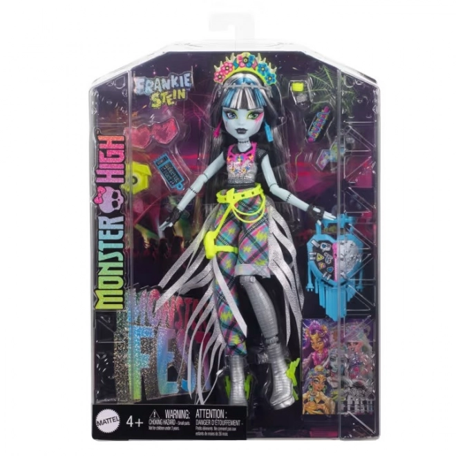 Barbie Monster fest lalka - frankie HXH79