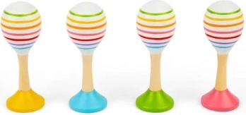 Bigjigs Toys grzechotki rumba dla dzieci – zestaw 2 szt.