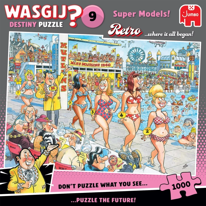 Wasgij Przeznaczenie 9: Super Modelki Puzzle 1000 Elementów