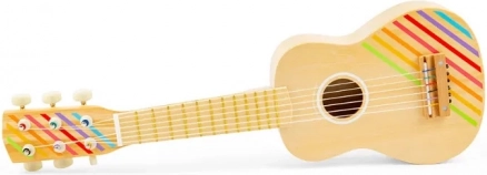 Drewniana dziecięca gitara BIGJIGS TOYS z nylonowymi strunami